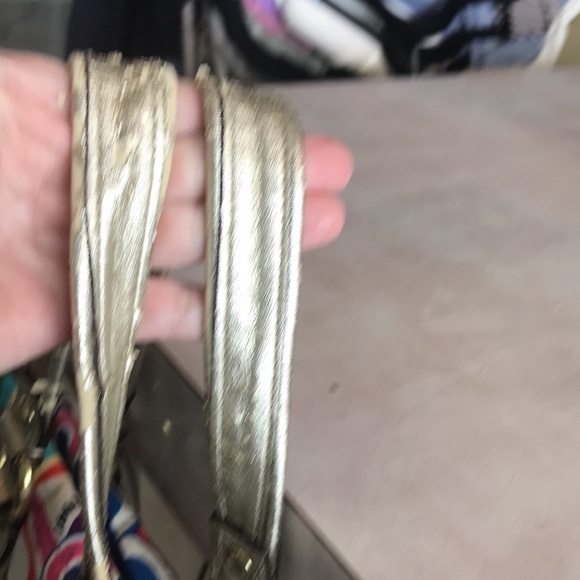 Optic Art Coach shoulder bag and satchel! This bag is in GUC except for handles - Picture 15 of 15